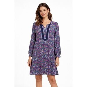 Matilda Jane Women's Floral Print Long Sleeve Dress - Bohemian Style